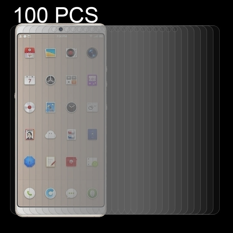 100 PCS for  Smartisan Nut Pro 2 0.26mm 9H Surface Hardness 2.5D Curved Edge Tempered Glass Front Screen Protector