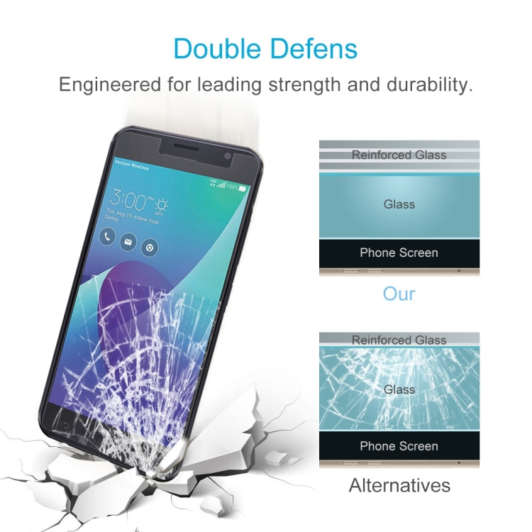 2 PCS Asus ZenFone V V520KL 0.26mm 9H Surface Hardness 2.5D Curved Edge Tempered Glass Screen Protector