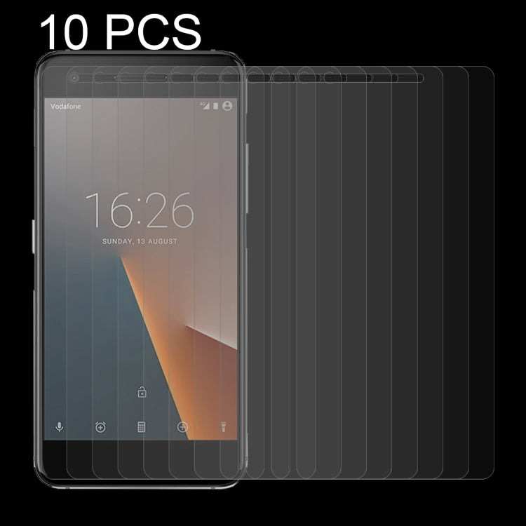 10 PCS for Vodafone Smart V8 0.26mm 9H Surface Hardness 2.5D Curved Edge Tempered Glass Screen Protector
