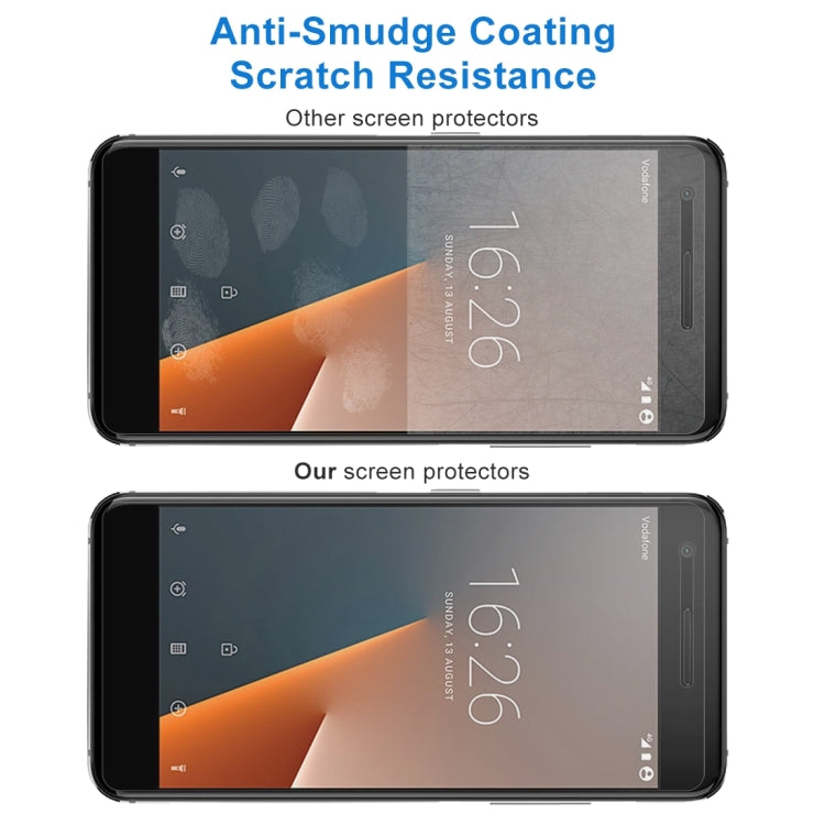 10 PCS for Vodafone Smart V8 0.26mm 9H Surface Hardness 2.5D Curved Edge Tempered Glass Screen Protector