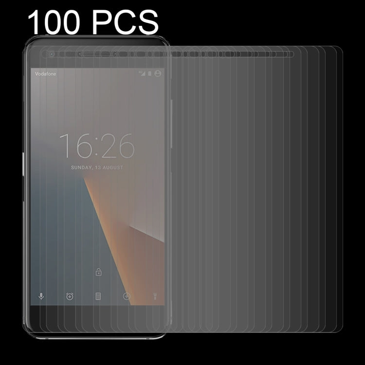100 PCS for Vodafone Smart V8 0.26mm 9H Surface Hardness 2.5D Curved Edge Tempered Glass Screen Protector