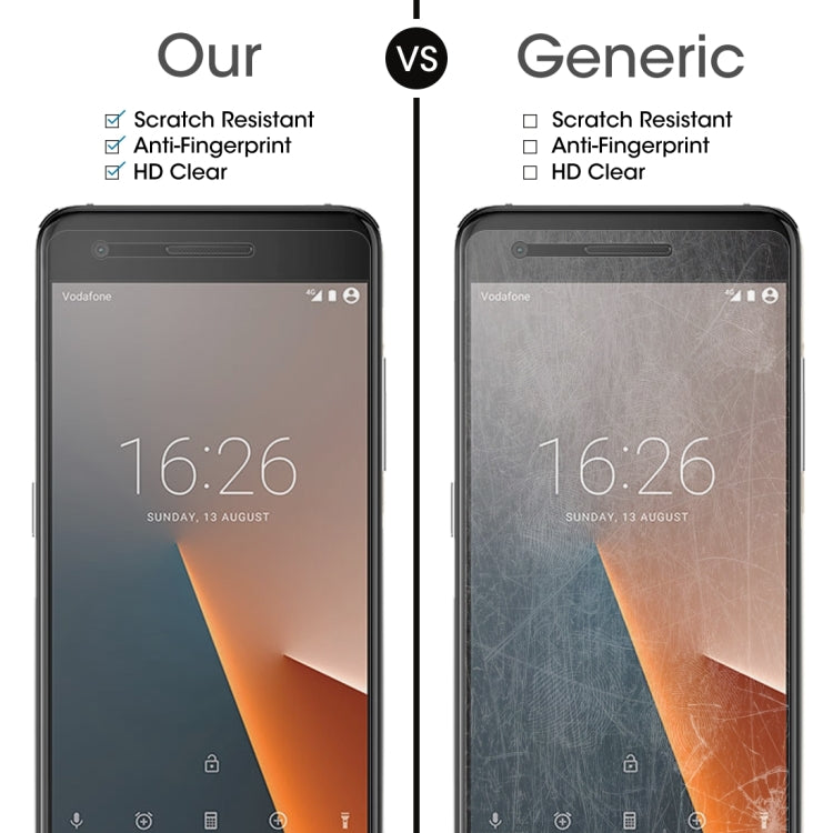 100 PCS for Vodafone Smart V8 0.26mm 9H Surface Hardness 2.5D Curved Edge Tempered Glass Screen Protector