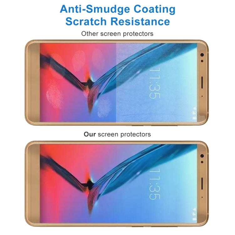 100 PCS For ZTE Blade V9 0.26mm 9H Surface Hardness 2.5D Curved Edge Tempered Glass Screen Protector