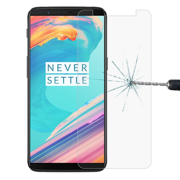 1 PCS for Oneplus 5T 0.26mm 9H Surface Hardness 2.5D Curved Edge Tempered Glass Screen Protector
