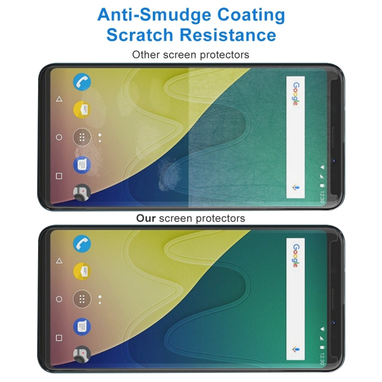 10PCS for Wiko View XL 0.26mm 9H Surface Hardness 2.5D Curved Edge Tempered Glass Front Screen Protector