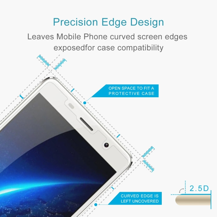 OCUBE for  LEAGOO M5 0.26mm 9H Surface Hardness 2.5D Explosion-proof Non-full Screen Tempered Glass Screen Film