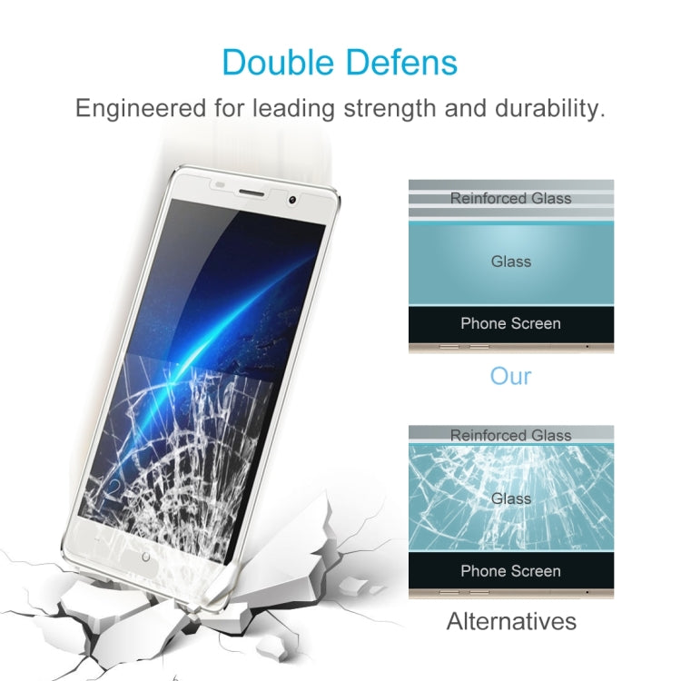 OCUBE for  LEAGOO M5 0.26mm 9H Surface Hardness 2.5D Explosion-proof Non-full Screen Tempered Glass Screen Film