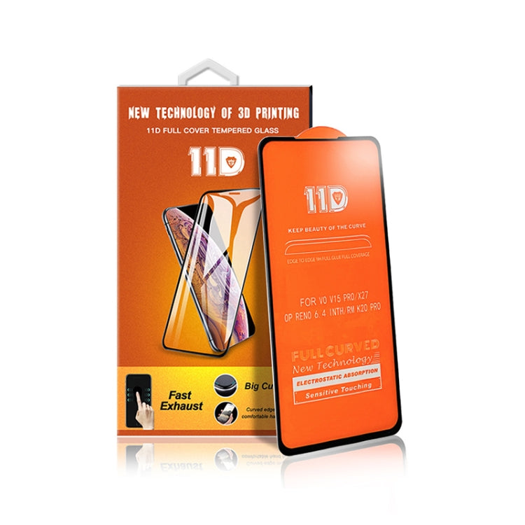 25 PCS MIETUBL 11D Full Screen Full Glue Anti-fingerprint Tempered Glass Film for Xiaomi Redmi K20 / K20 Pro