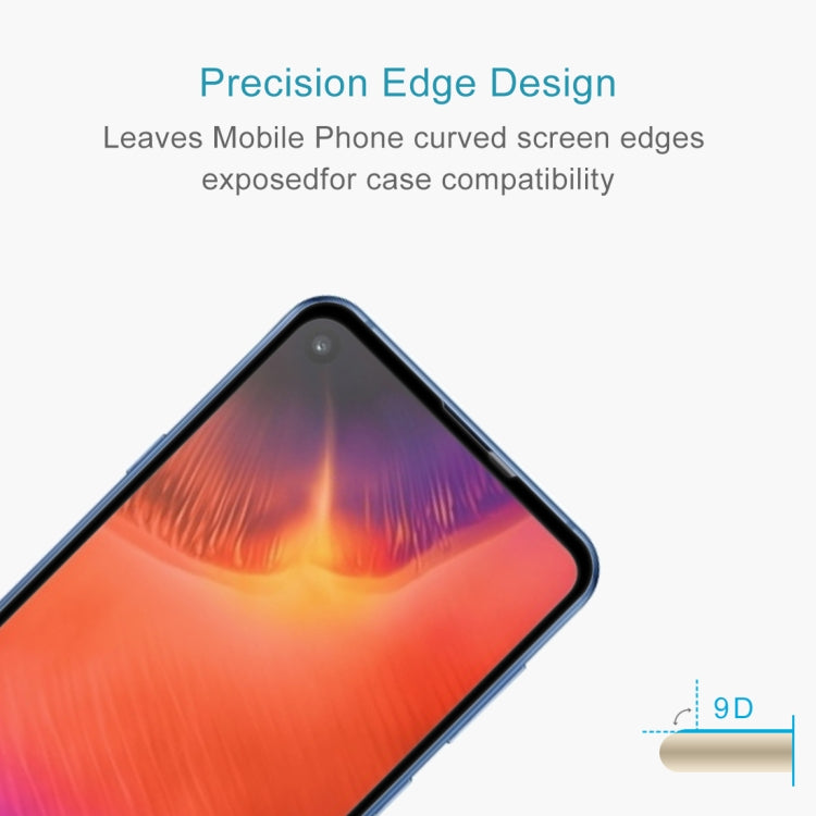 9H 9D Full Screen Tempered Glass Screen Protector for Galaxy A9 Pro 2019(Black)