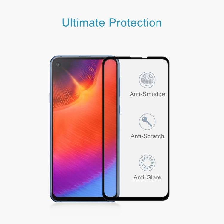 9H 9D Full Screen Tempered Glass Screen Protector for Galaxy A9 Pro 2019(Black)