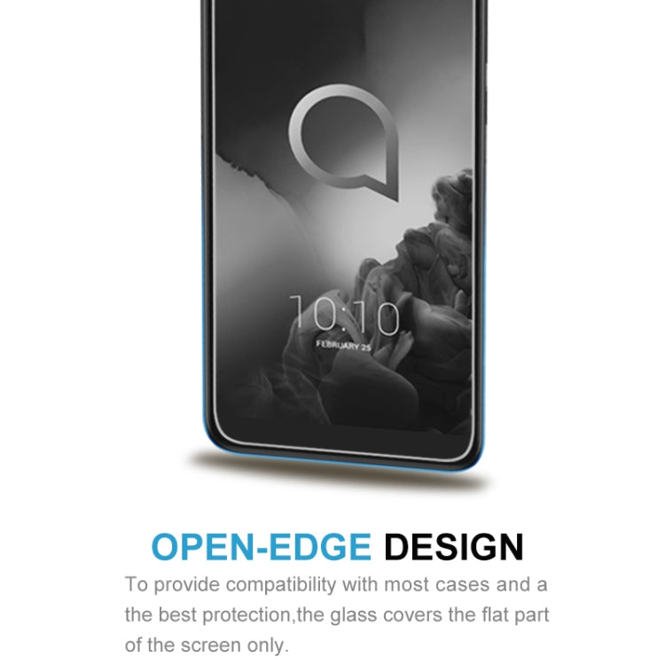 50 PCS For Alcatel 3 2.5D Non-Full Screen Tempered Glass Film