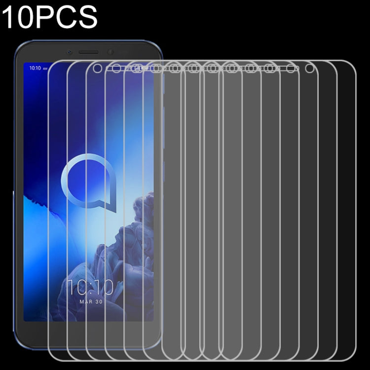 10 PCS 9H 2.5D Non-Full Screen Tempered Glass Film For Alcatel U5