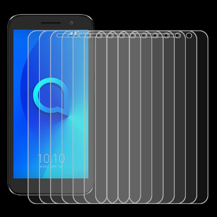 50 PCS For Alcatel 1 2.5D Non-Full Screen Tempered Glass Film