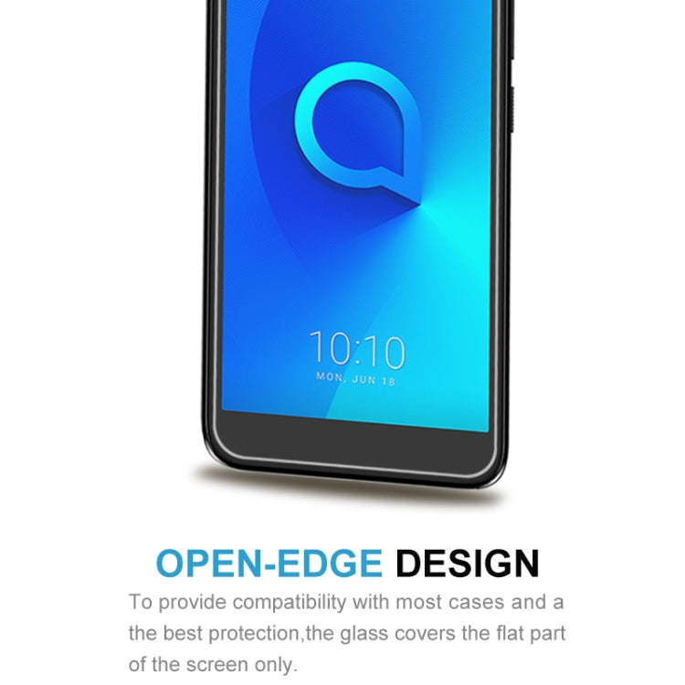 10 PCS 9H 2.5D Non-Full Screen Tempered Glass Film For Alcatel 1