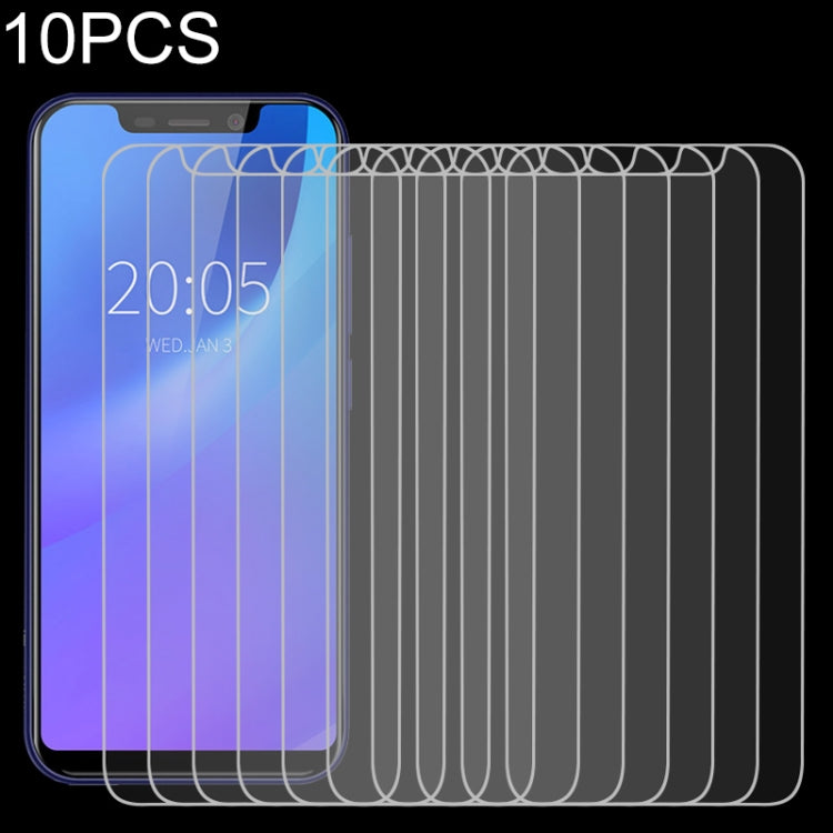 10 PCS 9H 2.5D Non-Full Screen Tempered Glass Film For Blackview A30