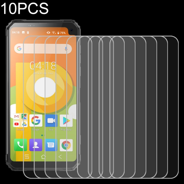 10 PCS 9H 2.5D Non-Full Screen Tempered Glass Film For Blackview BV6100