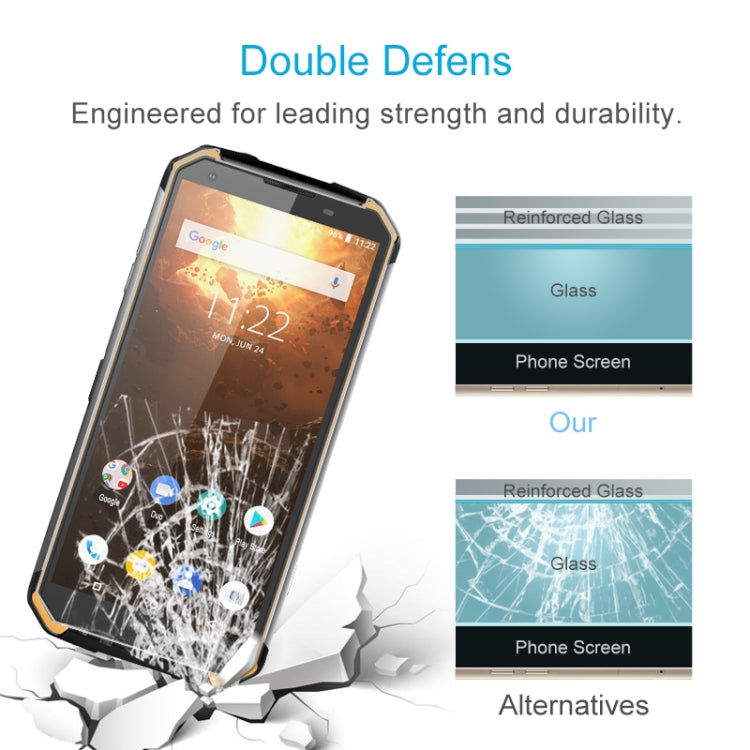 50 PCS For Blackview BV9500 Plus 2.5D Non-Full Screen Tempered Glass Film