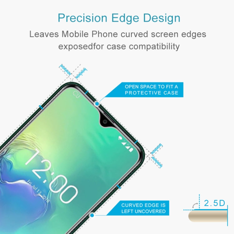 10 PCS 9H 2.5D Non-Full Screen Tempered Glass Film For Cubot C15 Pro