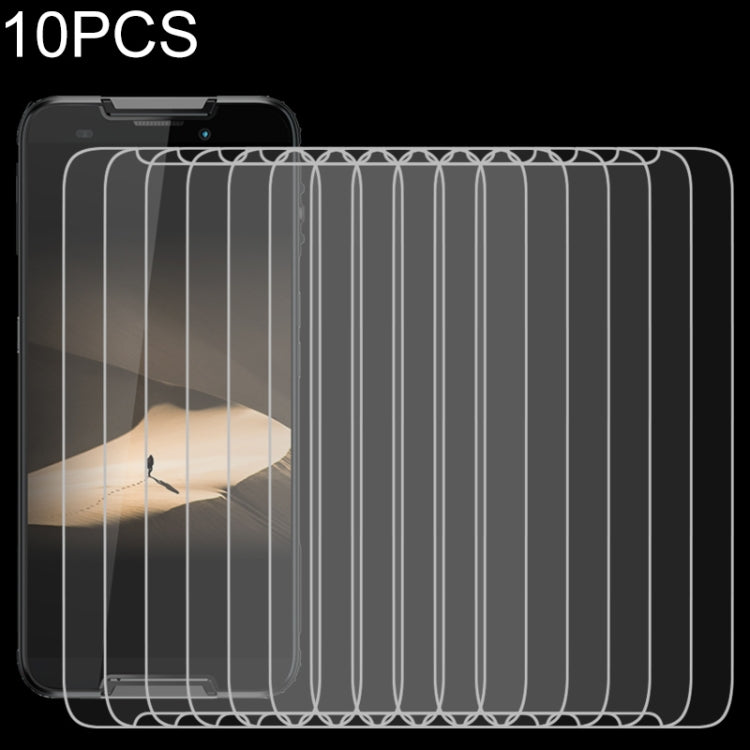 10 PCS 9H 2.5D Non-Full Screen Tempered Glass Film For Cubot Quest