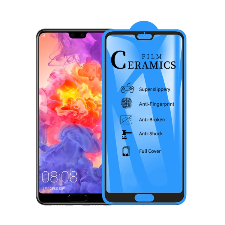 25 PCS 2.5D Full Glue Full Cover Ceramics Film For Huawei P20