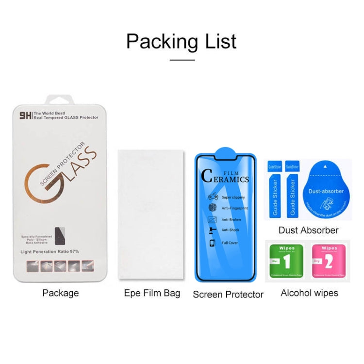 2.5D Full Glue Full Cover Ceramics Film for Huawei Mate 20 Lite