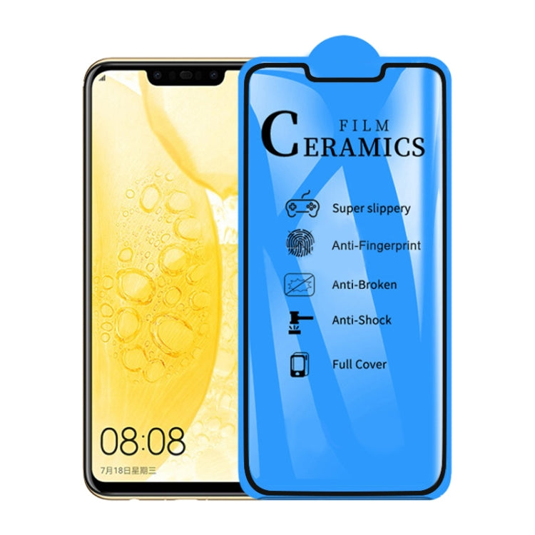 25 PCS 2.5D Full Glue Full Cover Ceramics Film for Huawei Nova 3 / Nova 3i