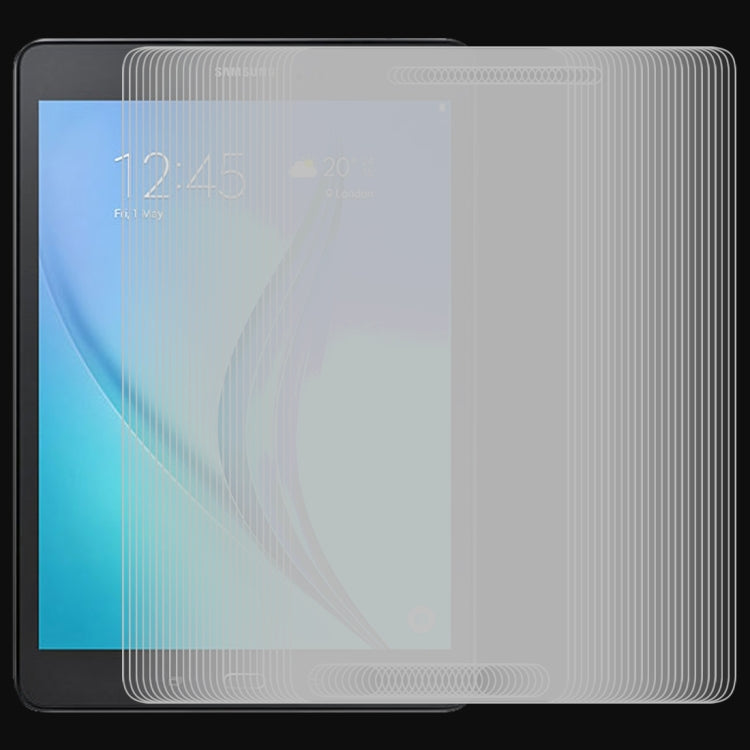 75 PCS 0.3mm 9H Full Screen Tempered Glass Film for Galaxy Tab A Plus 9.7 / P550