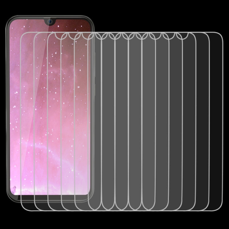 50 PCS For Cubot R19 2.5D Non-Full Screen Tempered Glass Film