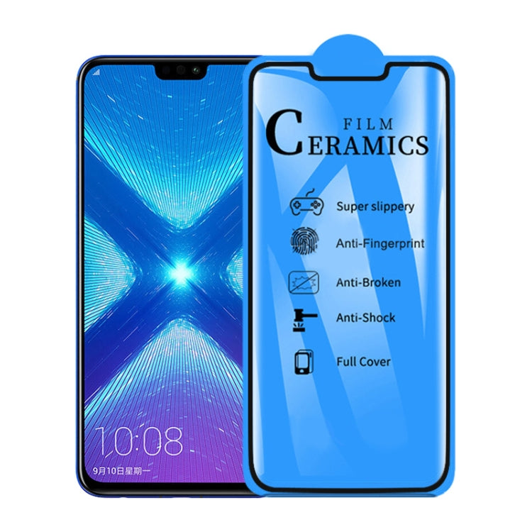 2.5D Full Glue Full Cover Ceramics Film for Huawei Y9 (2019) / Honor 8X