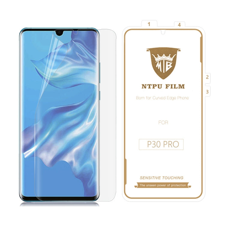 MIETUBL 0.15mm Curved Full Screen Protector Hydrogel Film Front Protector for Huawei P30 Pro