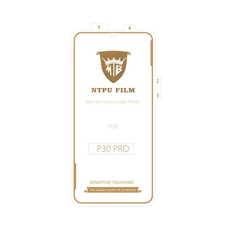 MIETUBL 0.15mm Curved Full Screen Protector Hydrogel Film Front Protector for Huawei P30 Pro