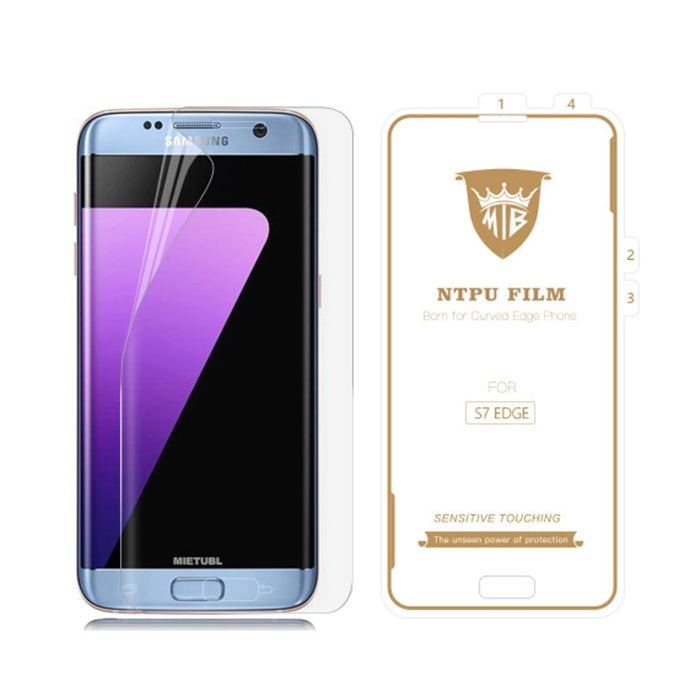 MIETUBL 0.15mm Curved Full Screen Protector Hydrogel Film Front Protector for Galaxy S7