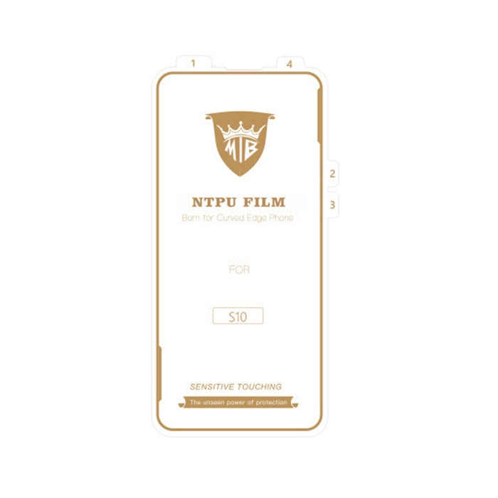 MIETUBL 0.15mm Curved Full Screen Protector Hydrogel Film Front Protector for Galaxy S10