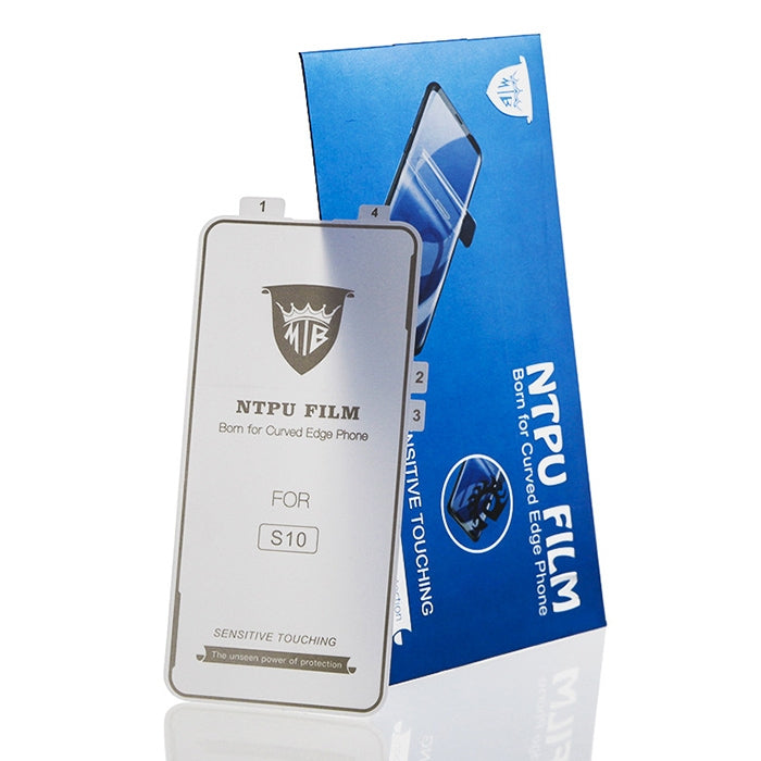 MIETUBL 0.15mm Curved Full Screen Protector Hydrogel Film Front Protector for Galaxy S10