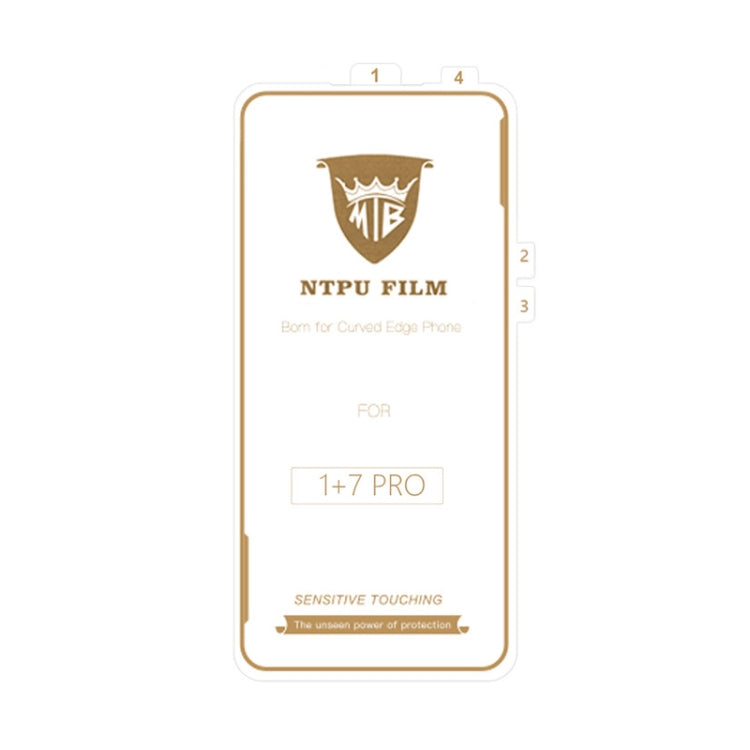 MIETUBL 0.15mm Curved Full Screen Protector Hydrogel Film Front Protector for OnePlus 7 Pro