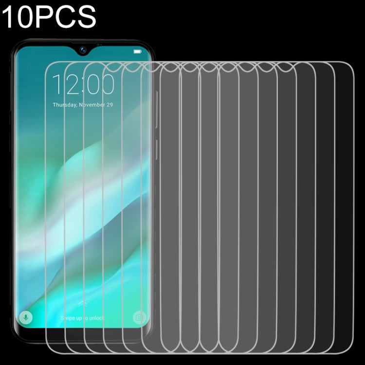 10 PCS 9H 2.5D Non-Full Screen Tempered Glass Film For DOOGEE Y8 Plus