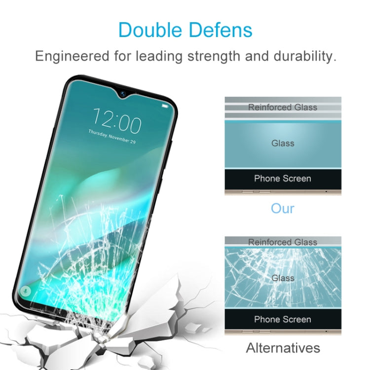 10 PCS 9H 2.5D Non-Full Screen Tempered Glass Film For DOOGEE Y8 Plus