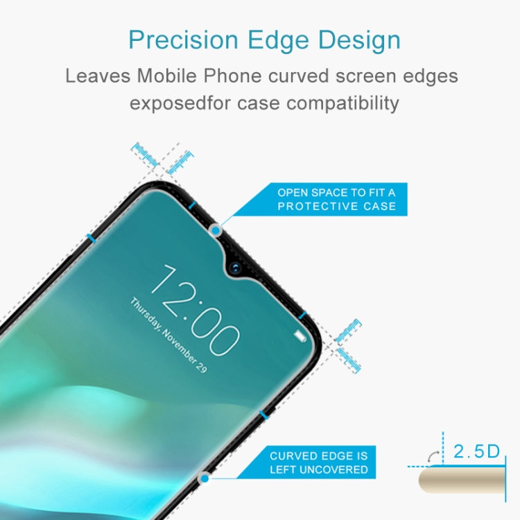 50 PCS For DOOGEE Y8 Plus 2.5D Non-Full Screen Tempered Glass Film
