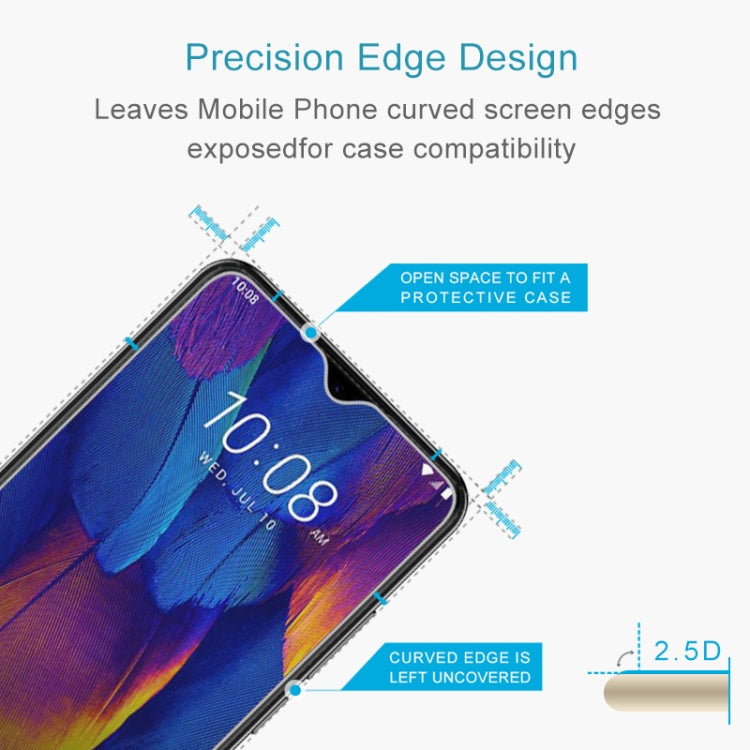 10 PCS 9H 2.5D Non-Full Screen Tempered Glass Film For HTC WILDFIRE X