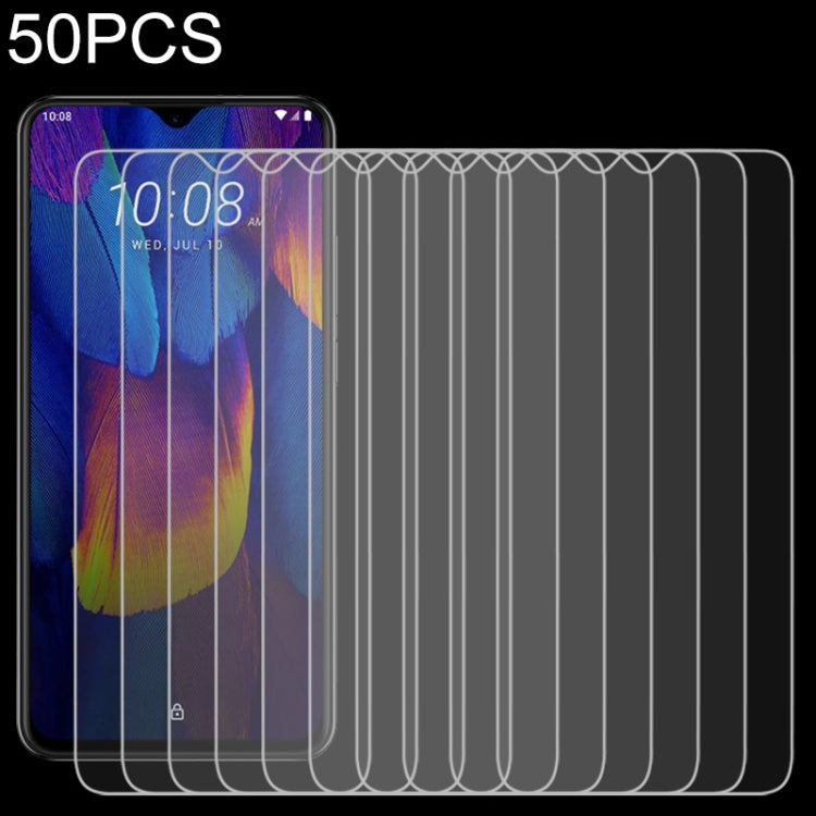 50 PCS For HTC WILDFIRE X 2.5D Non-Full Screen Tempered Glass Film