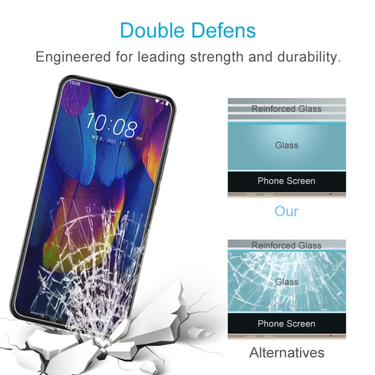 50 PCS For HTC WILDFIRE X 2.5D Non-Full Screen Tempered Glass Film