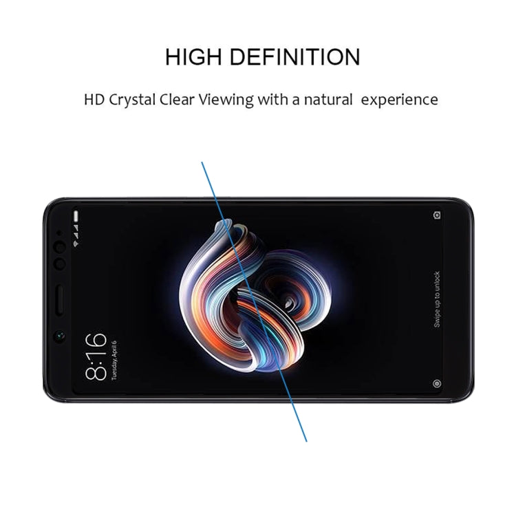 0.33mm 9H 2.5D Full Screen Fully Adhesive Tempered Glass Film for Xiaomi Redmi Note 5 Pro