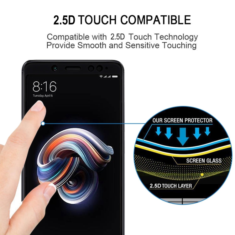 0.33mm 9H 2.5D Full Screen Fully Adhesive Tempered Glass Film for Xiaomi Redmi Note 5 Pro