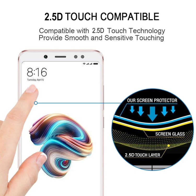 0.33mm 9H 2.5D Full Screen Fully Adhesive Tempered Glass Film for Xiaomi Redmi Note 5 Pro