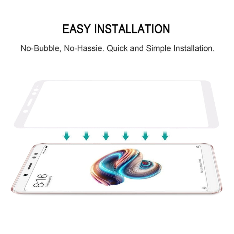0.33mm 9H 2.5D Full Screen Fully Adhesive Tempered Glass Film for Xiaomi Redmi Note 5 Pro