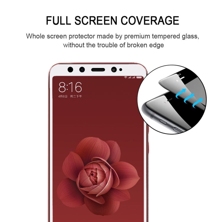 0.33mm 9H 2.5D Full Screen Fully Adhesive Tempered Glass Film for Xiaomi Mi 6X