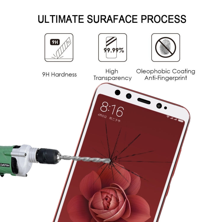 0.33mm 9H 2.5D Full Screen Fully Adhesive Tempered Glass Film for Xiaomi Mi 6X