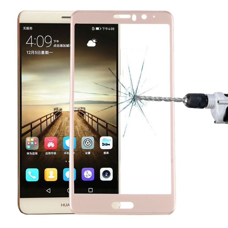 For Huawei  Mate 9 0.3mm 9H Surface Hardness 3D Curved Silk-screen Full Screen Tempered Glass Screen Protector