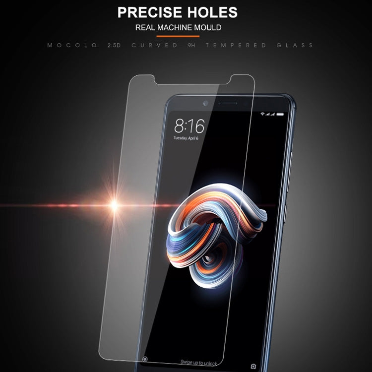 mocolo 0.33mm 9H 2.5D Tempered Glass Film for Xiaomi Redmi Note 5 Pro (Transparent)