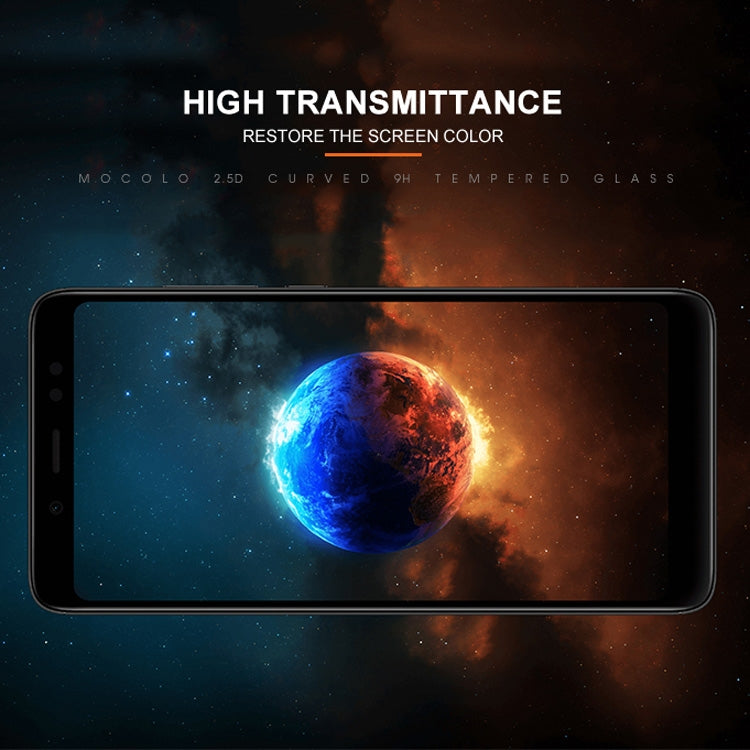 mocolo 0.33mm 9H 2.5D Tempered Glass Film for Xiaomi Redmi Note 5 Pro (Transparent)